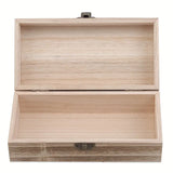 Vintage Rectangular Wooden Storage Gift Box (Tongmu)