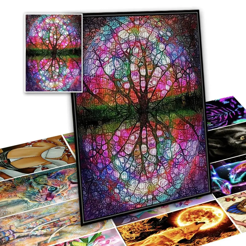 Creative Tree DIY Rhinestone Painting Kit for Home Decor