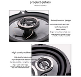 Two-Way Coaxial 6-Inch Car Audio Speakers – 400W Peak Power, 2pcs Set