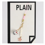 Handmade Japanese Rabbit Bell Phone Charm Accessory
