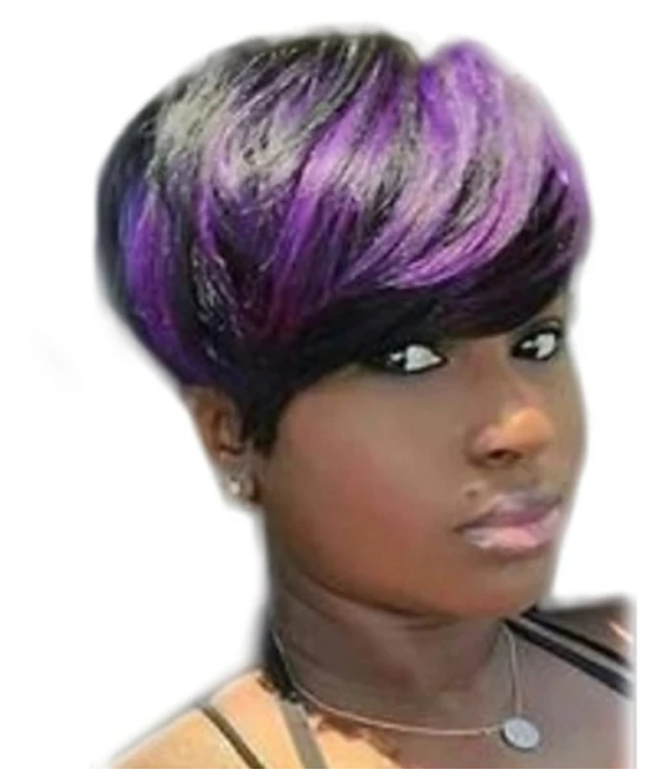European Beauty Fashion Short Straight Hair Bundle