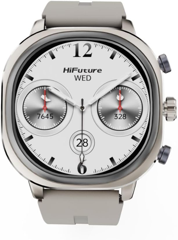 HiFuture AIX Lite Silver/Grey SmartWatch AMOLED Display, GPS, 10 Days Battery, Gorilla Glass, 1ATM