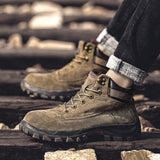 Men's Waterproof Leather Hiking Boots for Fall/Winter