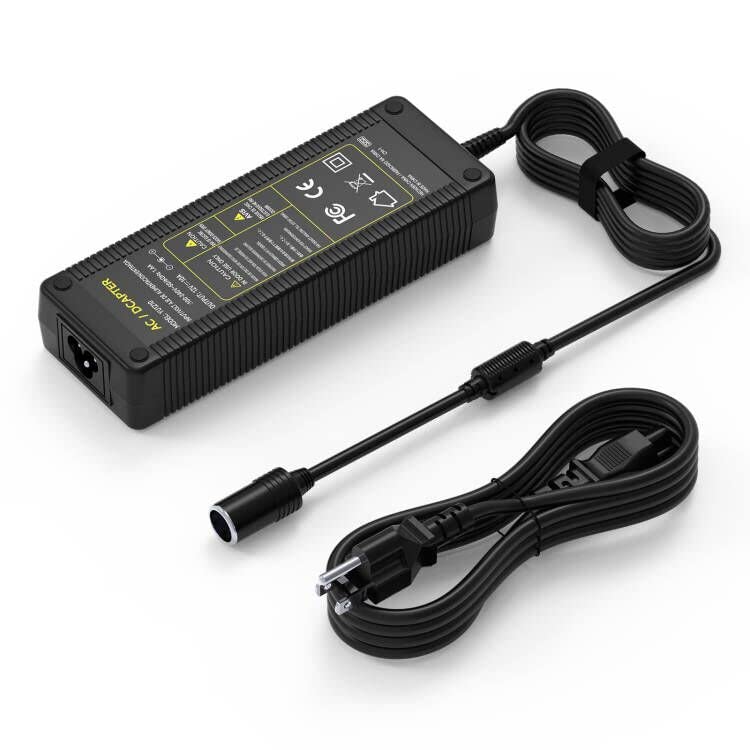 AC to DC Converter 12V 10A Car Cigarette Lighter Socket Power Supply Adapter AC/DC Transformer for Car Vacuum Cleaner Car Refrigerator and Other Car Devices