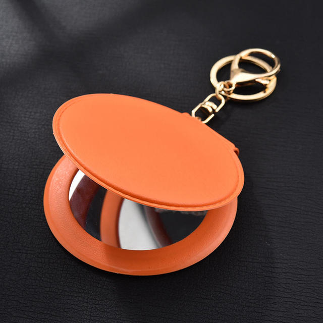Candy Color Portable Foldable Round Makeup Mirror