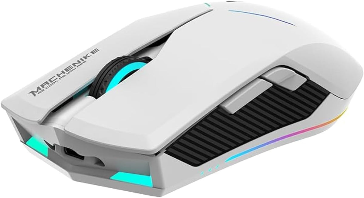 Machenike Wireless Gaming Mouse  M721 Dual-Mode Mouse-White 8925