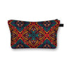 Geometric Print Polyester Cosmetic Bag for Travel