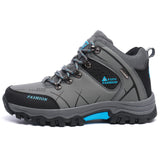Men's High-Top Anti-Slip Hiking Shoes for Outdoors