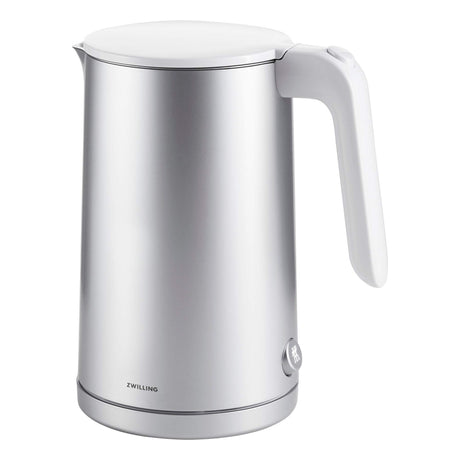 ZWILLING Enfinigy Cool Touch 1.5-Liter Electric Kettle Cordless Tea Kettle & Hot Water Silver