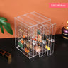 Transparent Jewelry Organizer Display Box for Earrings