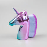 Unicorn Makeup Brushes Set - Rose Gold Powder Brush