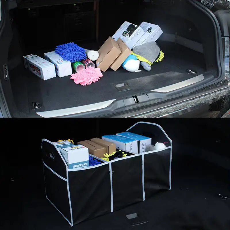 Car Trunk Organizer - Storage Box and Interior Accessories