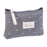 Women's Printed Canvas Travel Makeup Organizer Bag