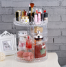 Diamond Pattern Acrylic Rotating Makeup Organizer