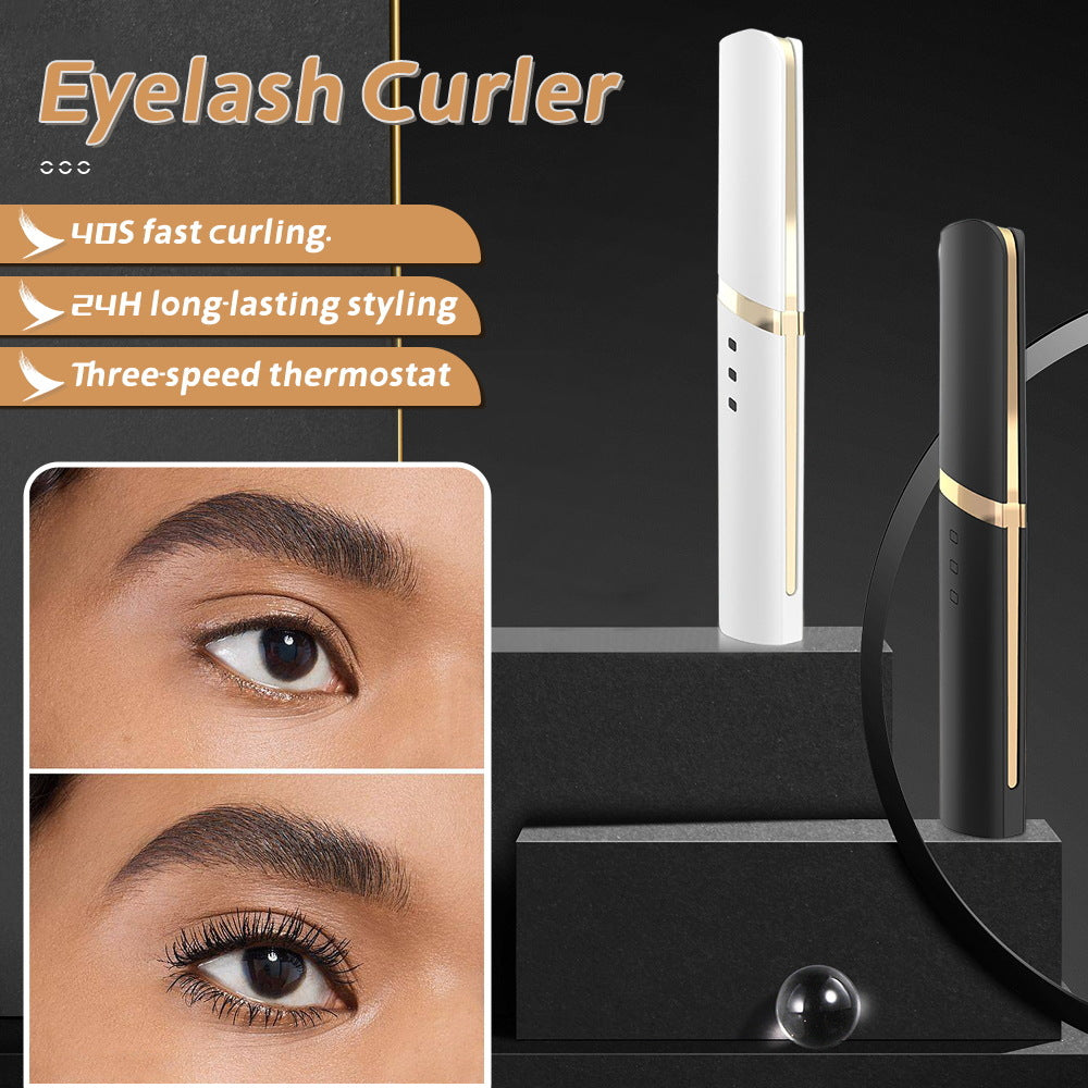 Portable Electric Eyelash Curler for Lasting Curling