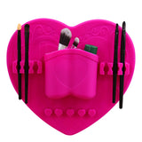 Portable Silicone Makeup Brush Holder with Suction Cup
