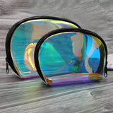 Symphony Laser Half-Circle Travel Cosmetic Bag