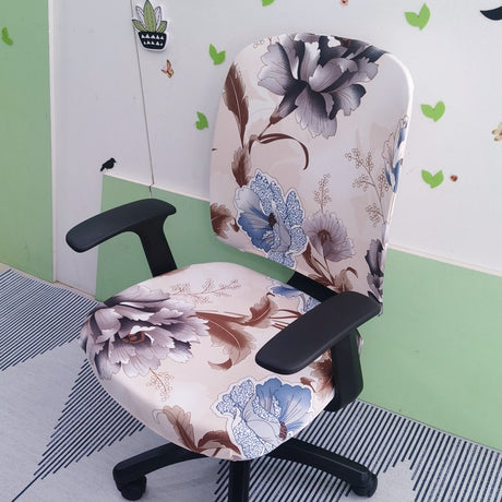 Simple Stretchable Office Chair Cover Set