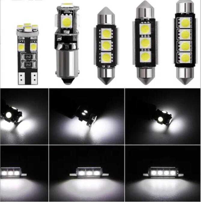 23pcs LED Car Interior Reading Light Set T10 5050 W5W