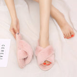 Non-slip Furry Cotton Home Slippers