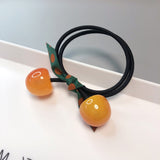 Jelly Cherry Scrunchie Hair Accessories with Streamers