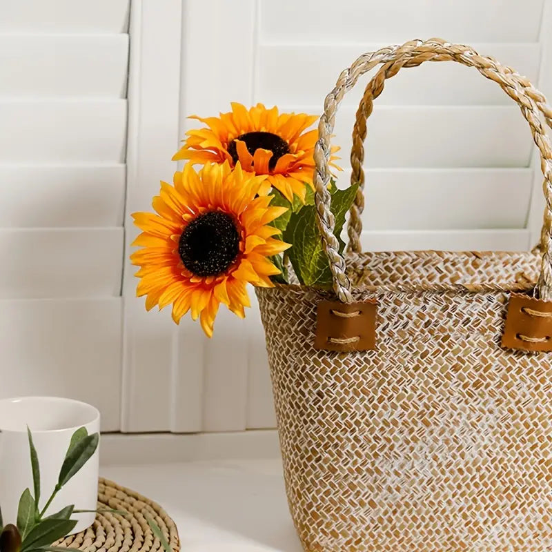 Artificial Sunflower Long Stem for Home and Party Decor
