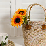 Artificial Sunflower Long Stem for Home and Party Decor