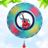 Guitar Wind Spinners Garden Yard Decor Gift for Women Men 12 Inch Outdoor Metal 3D Wind Spinner Stainless Steel Hanging Wind Catchers Kinetic Sculpture for Outside Decoration