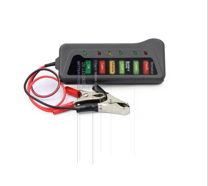 12V Car and Motorcycle Battery Tester Device