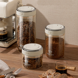 Vacuum-Sealed Coffee Bean Storage Canister – Airtight Freshness Keeper
