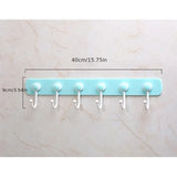 360° Rotating Kitchen Storage Rack with 6 Hooks