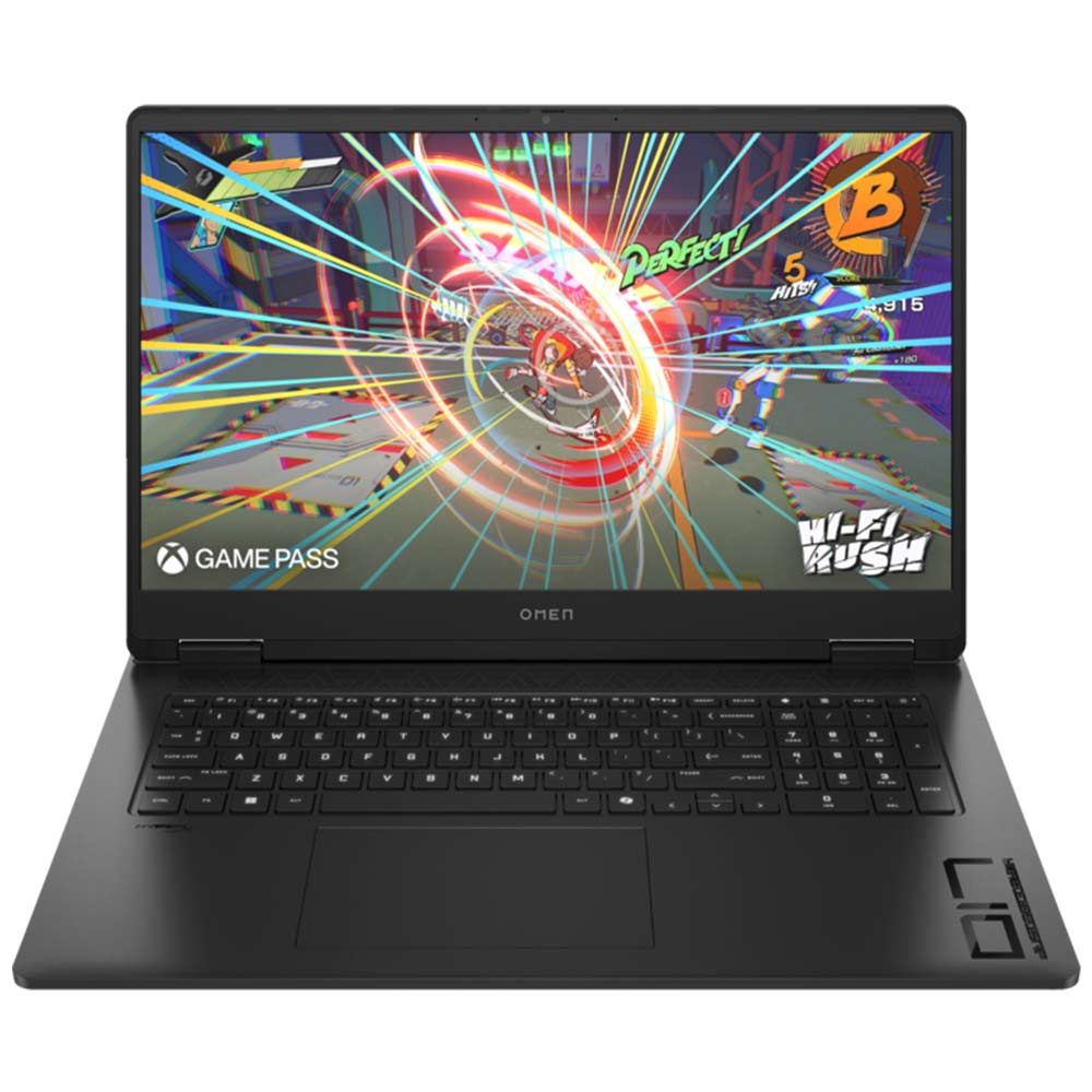 HP NOTEBOOK OMEN GAMING, 17-DB0009NV, AMD RYZEN 9-8945HS AI 4.0-5.2GHz/16MB, 8 CORES, 16GB, 1TB PCIe NVMe SSD, NVIDIA GEFORCE RTX 4060 8GB, 17.3'' FHD 144Hz, WIN 11 HOME, 2YW, SHADOW BLACK
