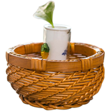 Woven Storage Basket - Round Organizer Basket