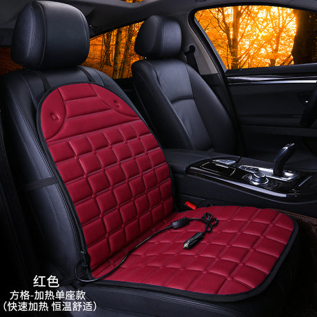 Heated Square Car Seat Cushion for Winter Decor