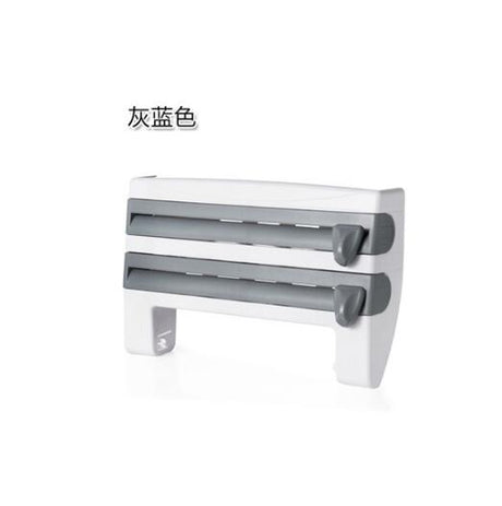 4-in-1 Kitchen Plastic Wrap Organizer and Shelf