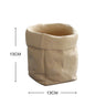 Cement Fabric Bag Planter in Modern Nordic Style