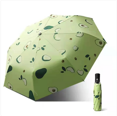 Black Folding Automatic Umbrella – UV Protection