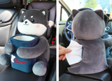 Creative Car Tissue Box and Trash Bin for Women