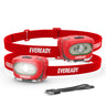 Eveready X200 LED Rechargeable Headlamps (2-Pack) Super Bright IPX4 Water Resistant Head Lights for Running Camping Emergency Outdoors (USB Cable Included)