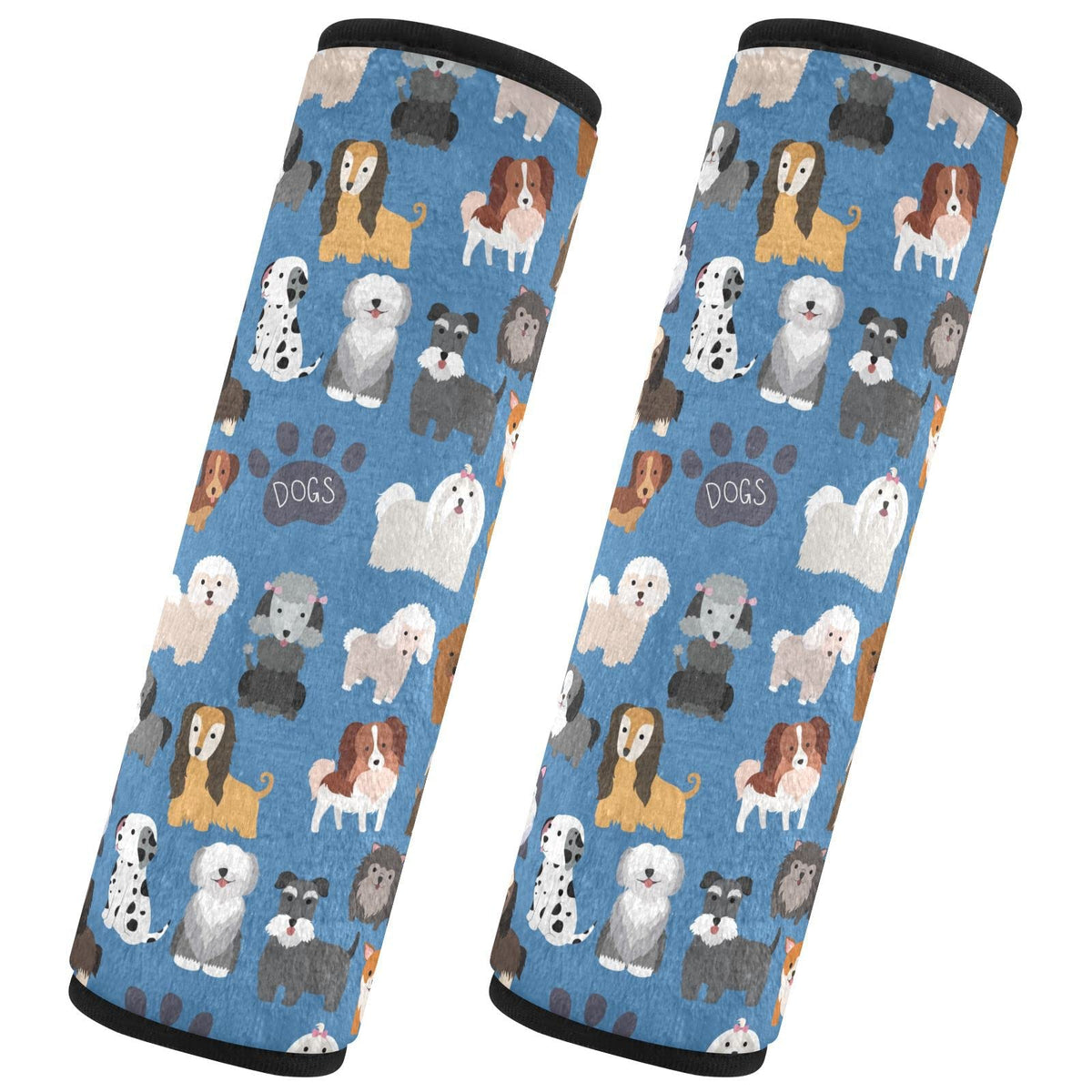 Cute Dogs Seat Belt Cover 2pcs Soft Car Seatbelt Covers for Kids Car Seat Belt Pads Cover Car Accessories for Adults Women Children Girls BoysM