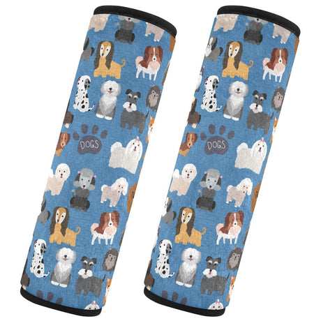 Cute Dogs Seat Belt Cover 2pcs Soft Car Seatbelt Covers for Kids Car Seat Belt Pads Cover Car Accessories for Adults Women Children Girls BoysM