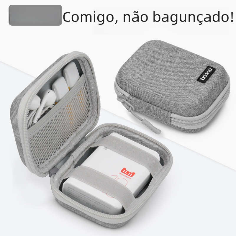 Bluetooth Earphone Storage Bag with Charger Organizer
