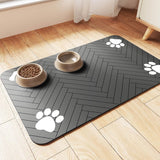 Diatomaceous Pet Feeding Mat - Quick Dry, Anti-Splash