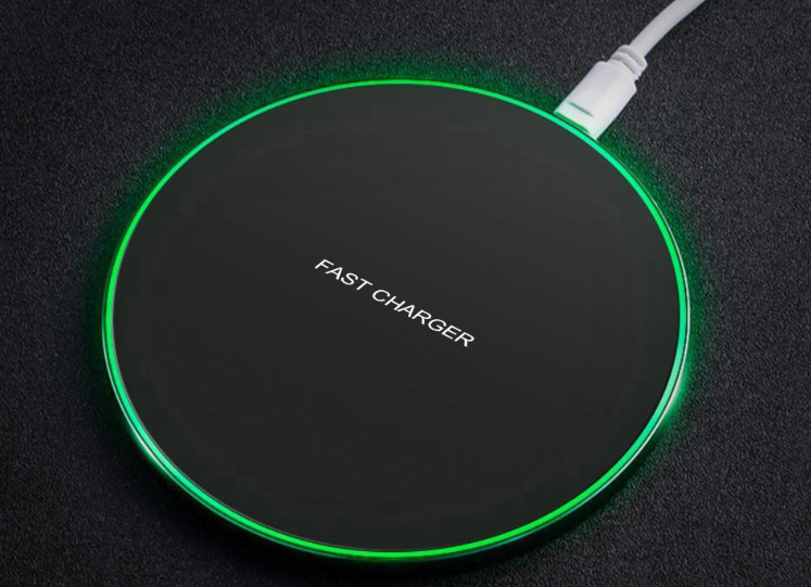 Round Fast Wireless Charging Pad