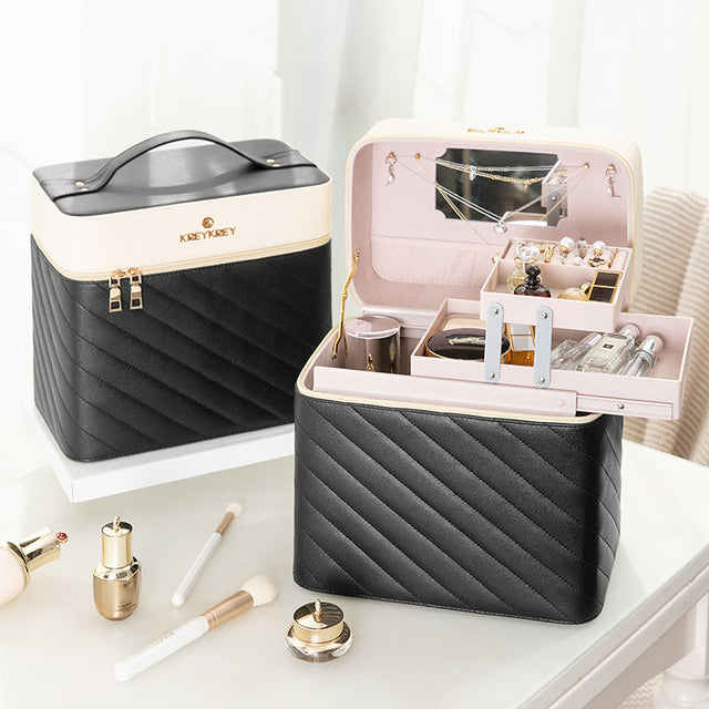 Fashionable Portable Makeup Bag and Storage Box