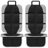 2Pack Car Seat Protector Car Seat Cushion Mat with Thickest Padding and Non-Slip Backing Mesh Pockets for Baby and Pet SUV Sedan Truck Leather Car Seat Style E