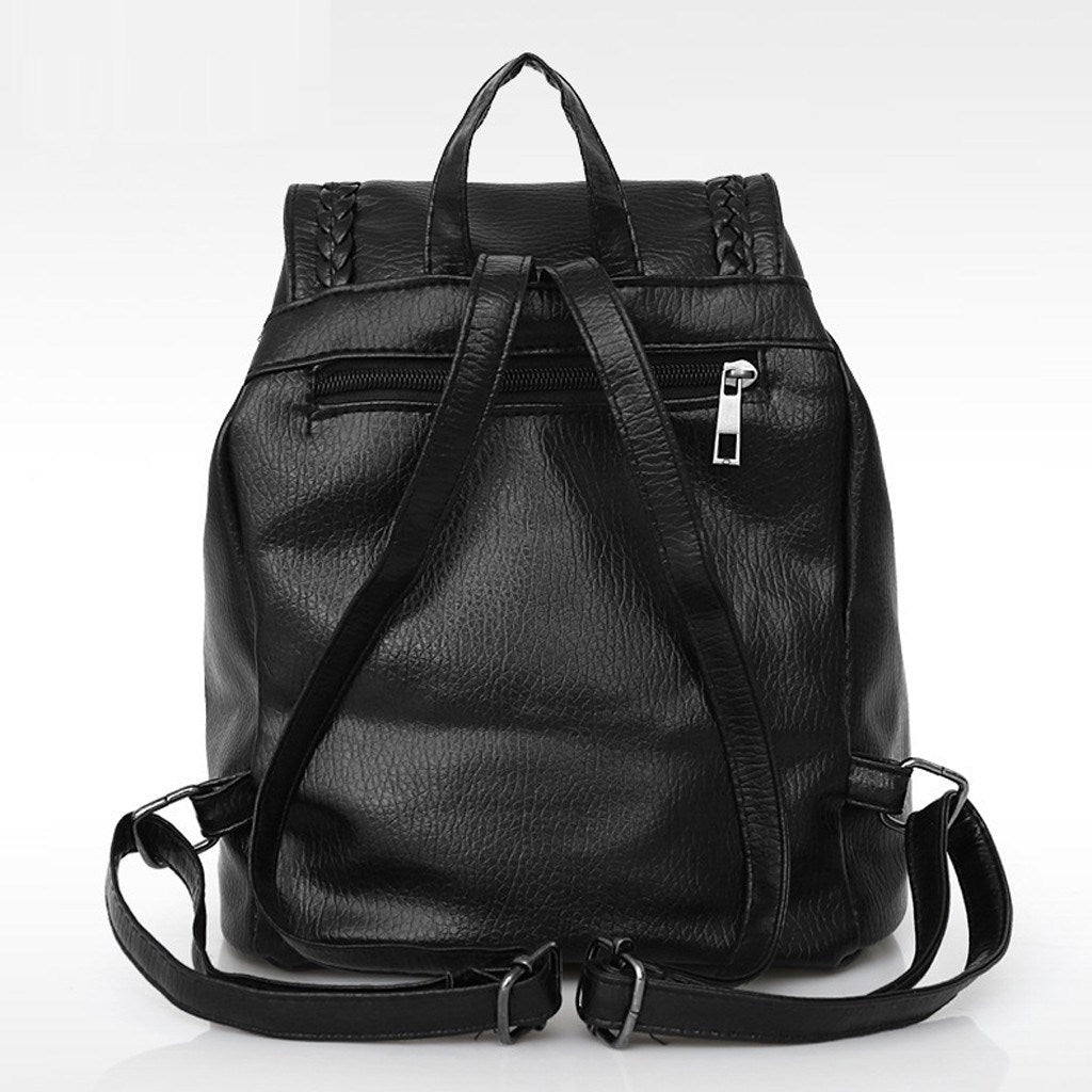 3-Piece Women's Backpack Set with Tassel Design