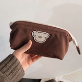 Cute Canvas Makeup Organizer and Storage Bag Pouch