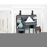 Baby Crib Storage Bag for Bottles and Diapers