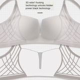 3D Velvet Thin Jelly Bra with Soft Support for Women